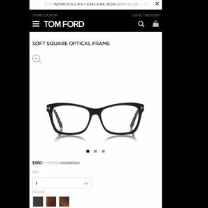 TOM FORD GLASSES